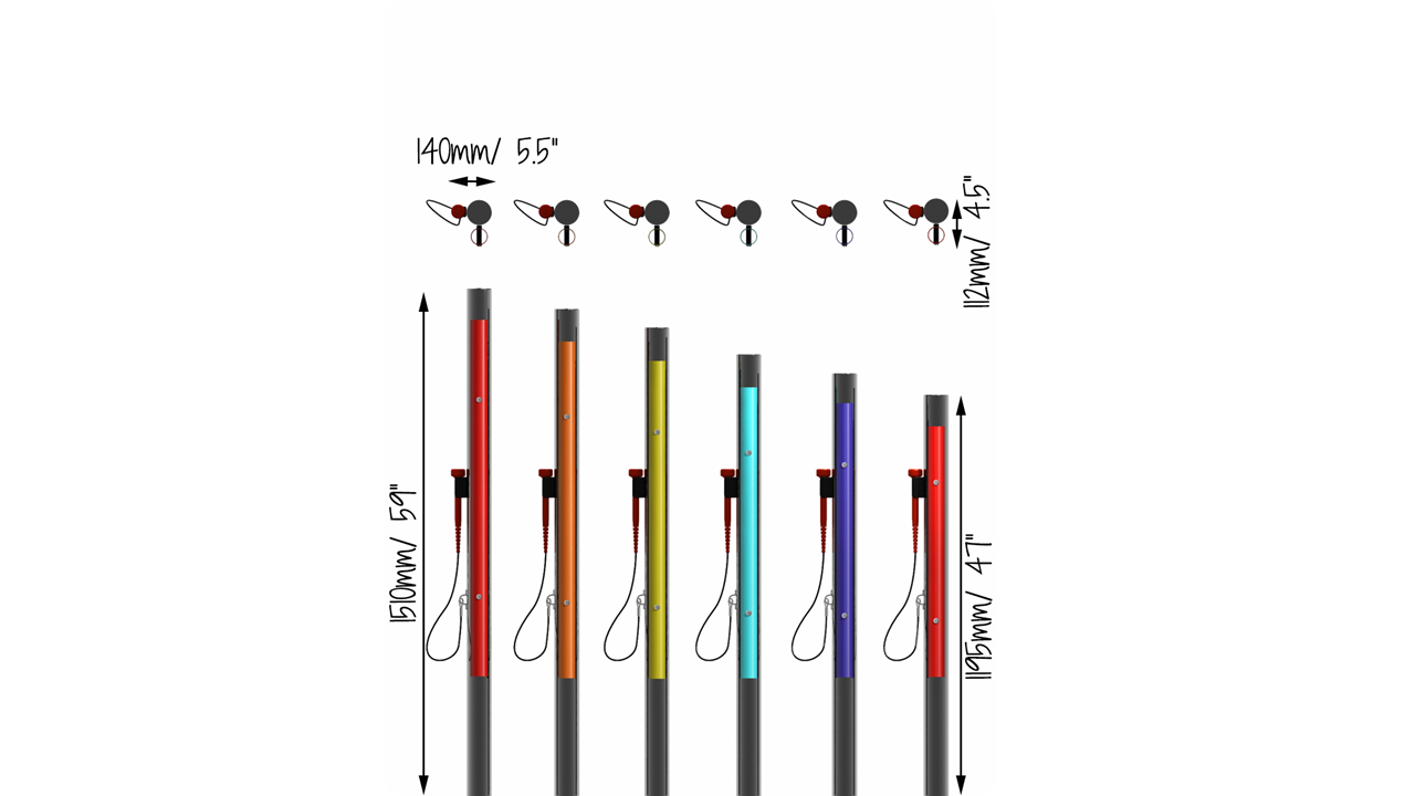 Calypso Chimes Pentatonisk (Sæt af 6)