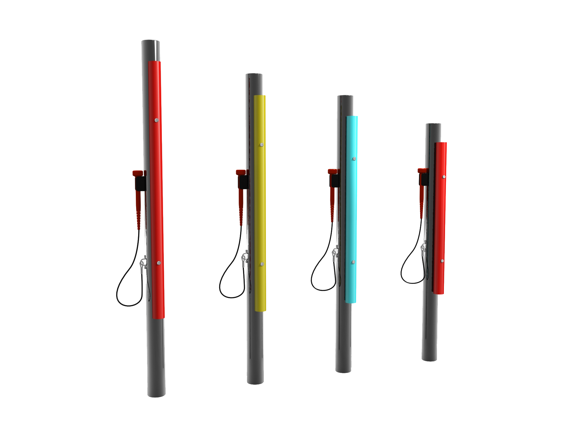 Calypso Quartet (Sæt af 4)