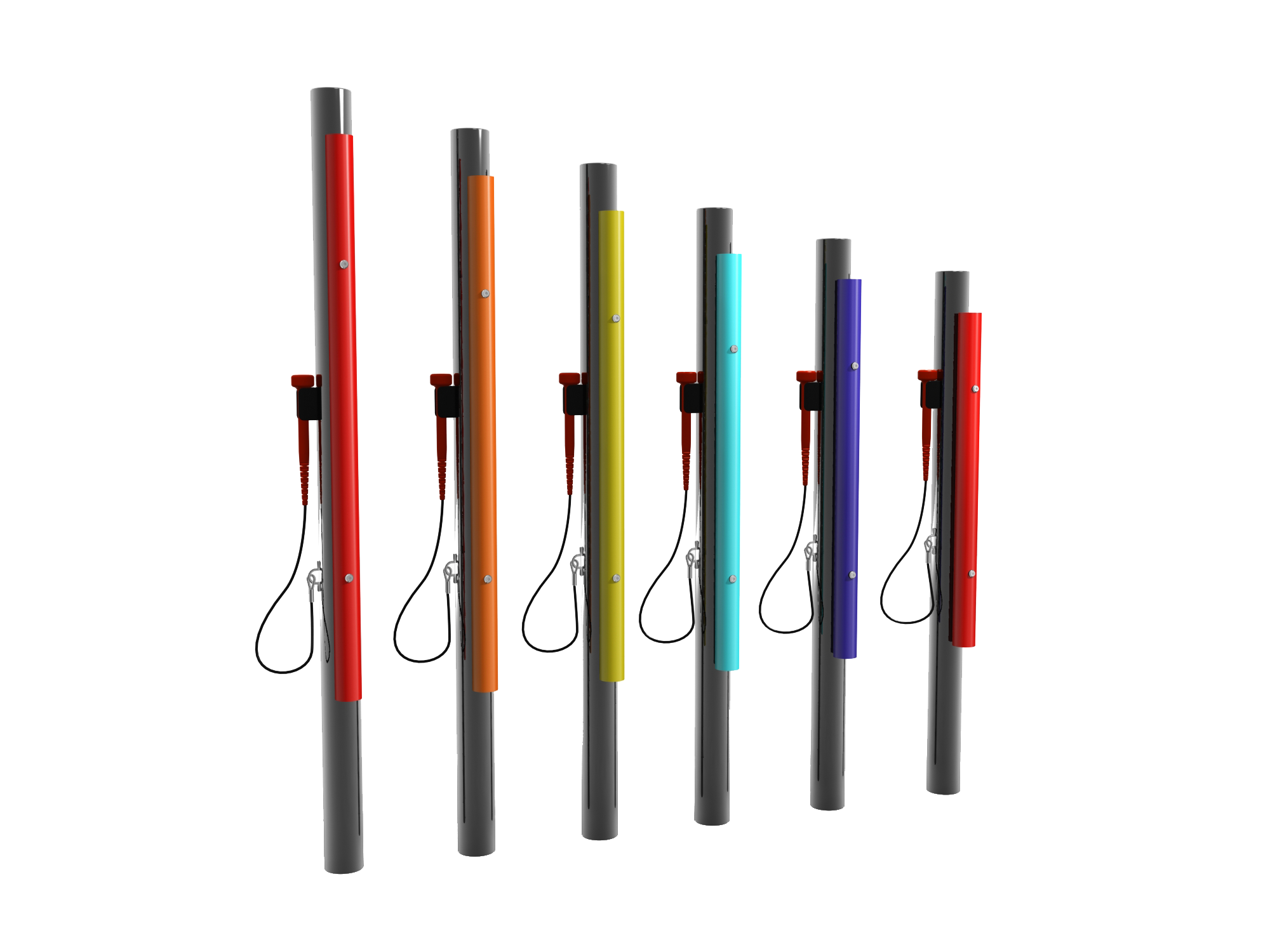 Calypso Chimes Pentatonisk (Sæt af 6)