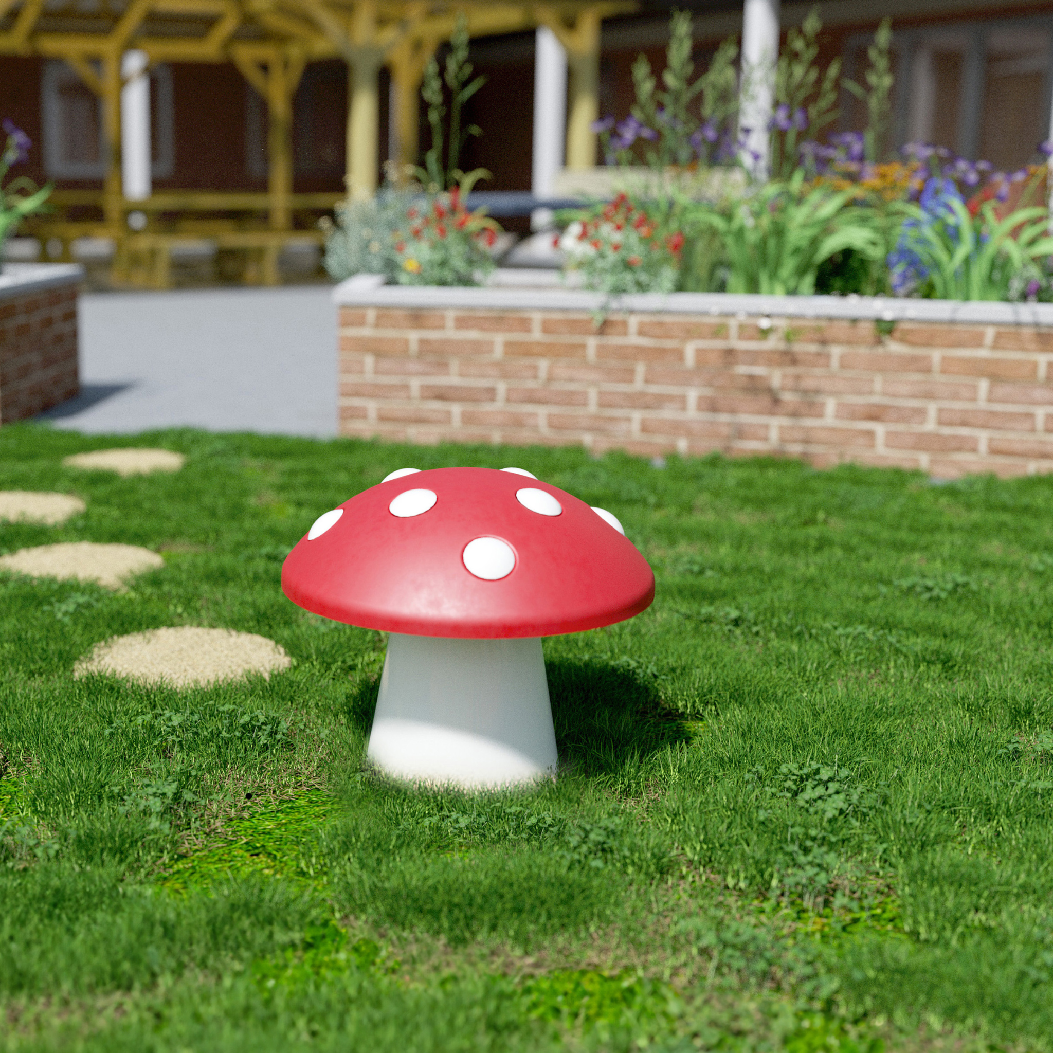 The Fly Agaric, outdoor musical sculpture