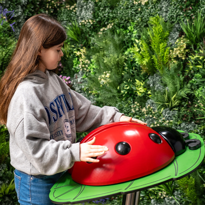 The Ladybug, outdoor musical sculpture