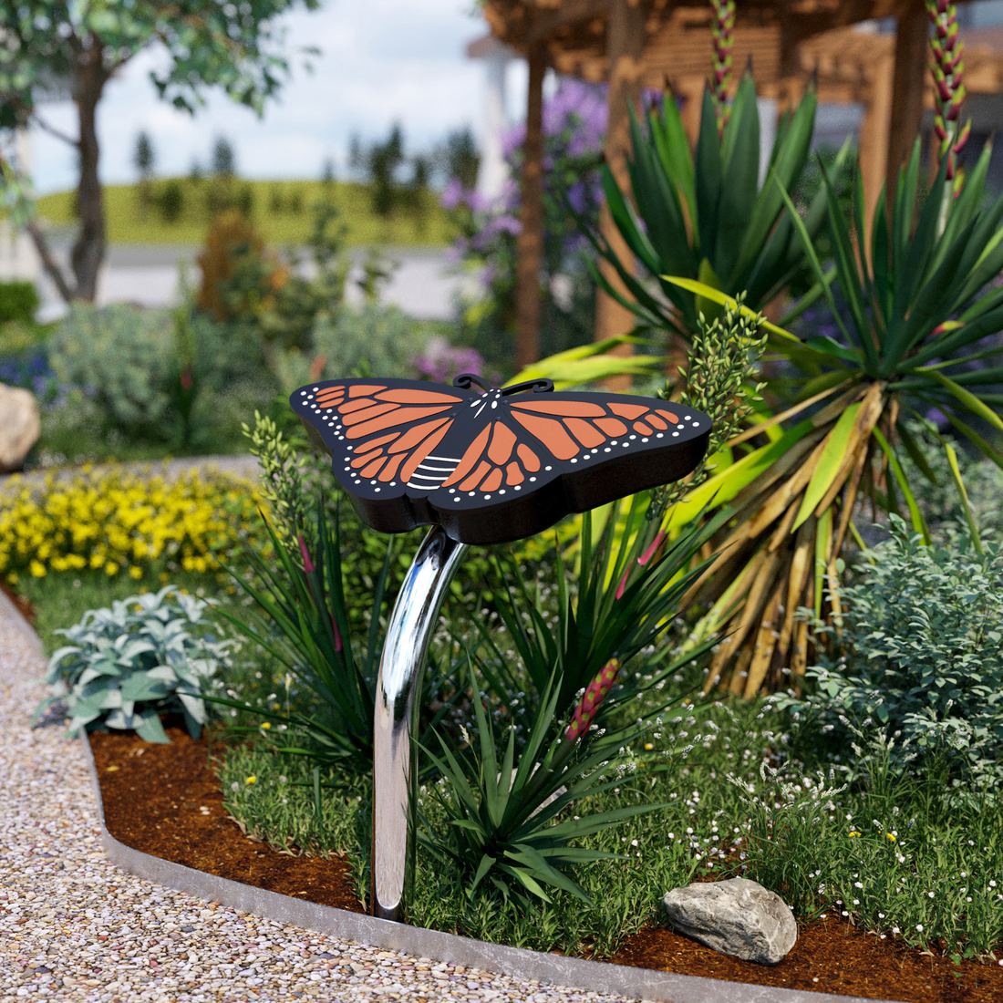 The Butterfly, outdoor musical sculpture