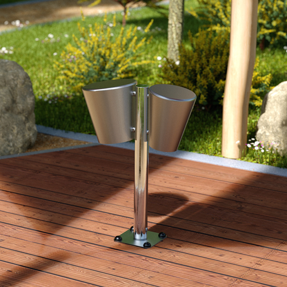 Street Congas Duo, outdoor steel drums